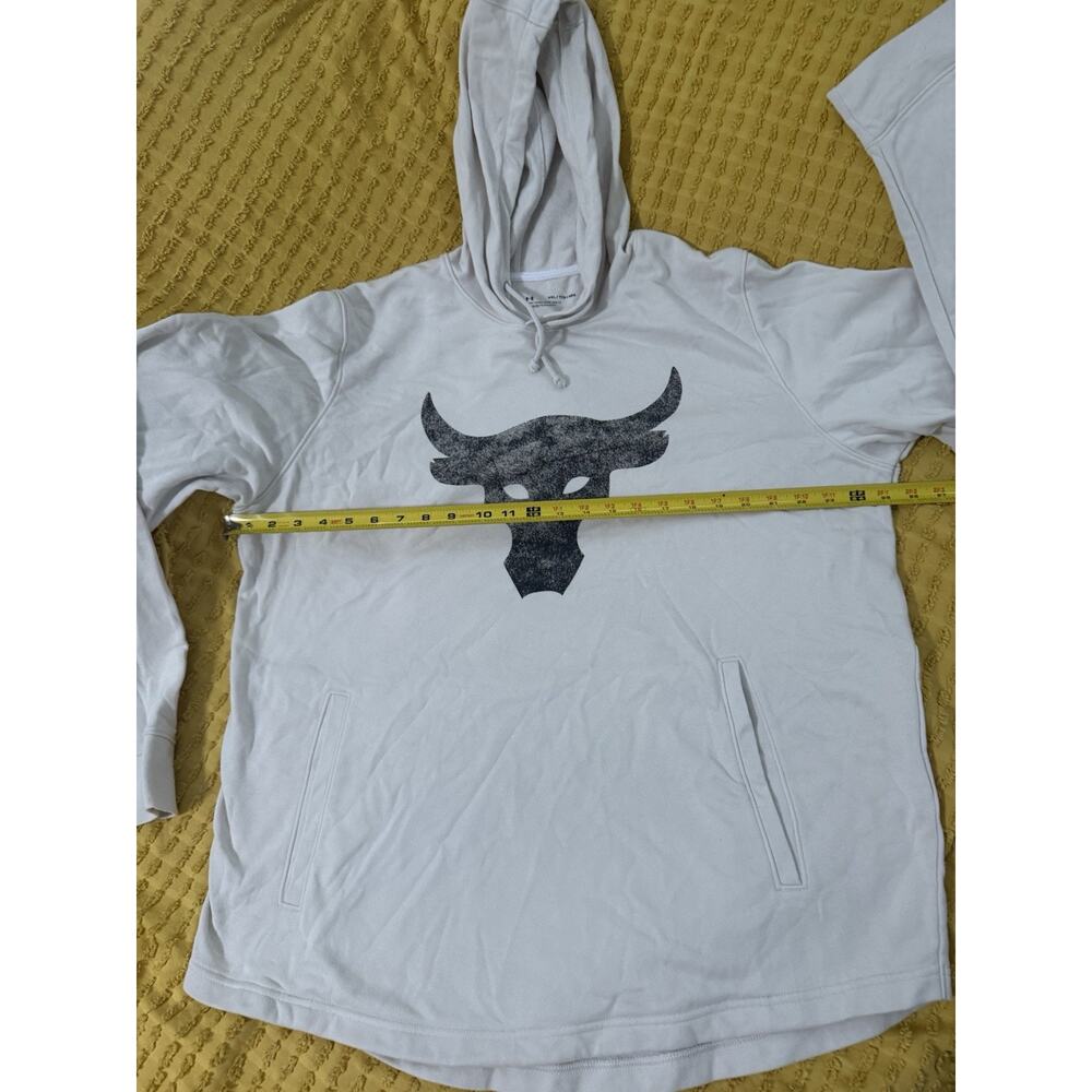 Men’s Off White Under Armour ￼ Project, White Sweatshirt, Hoodie Size XXL - Picture 5 of 6